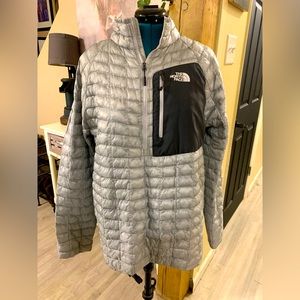 North Face Thermoball Half Zip Silver, Men’s XL